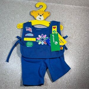 NWT Build A Bear BAB Girl Scouts Daisy Uniform w/ Hanger